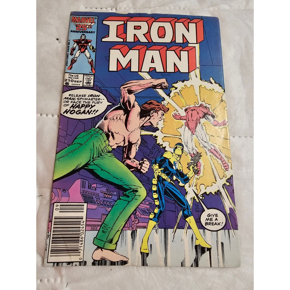 Marvel Iron Man Comic Book #210 September 1986 Vintage Collectible